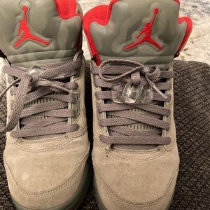 Camo & Olive Jordan Retro 5’s . Size 7